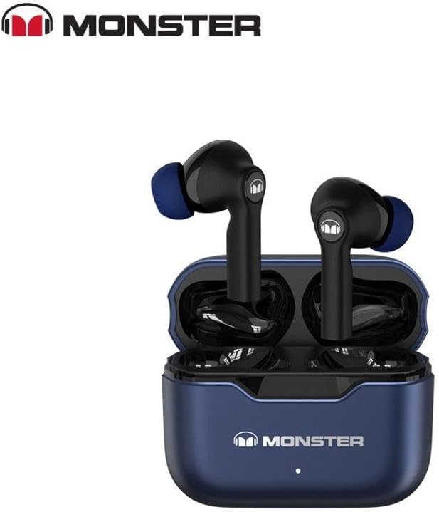 Monster XKT02 TWS Wireless Bluetooth 5.1 Headset Subwoofer HIFI Surround Sound Quality Long Battery Life 300mAh Gaming Earphones