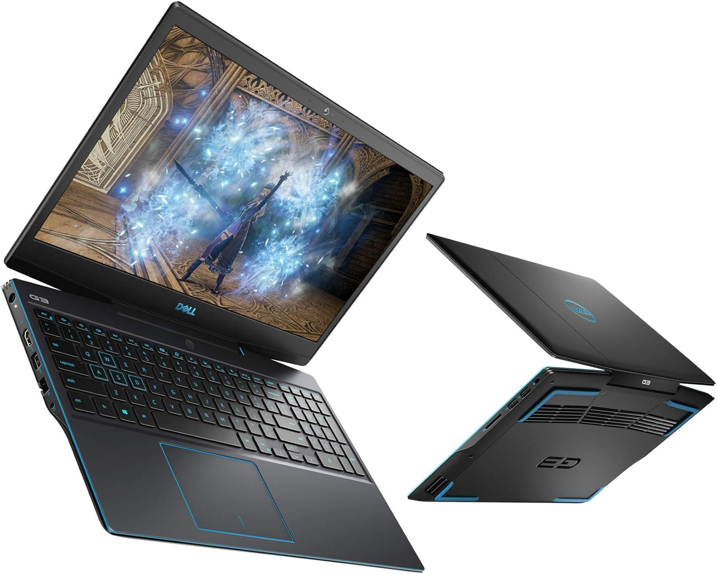 Dell Gaming G3 15 3500, 15.6 inch FHD - Intel Core i7-9750H, 16GB DDR4 RAM, 512GB SSD, NVIDIA GeForce GTX1660ti Max Q 6GB GDDR6, Windows 11 Pro - Black